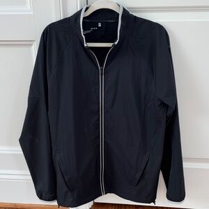 Men's Black Under Armor Golf Windbreaker